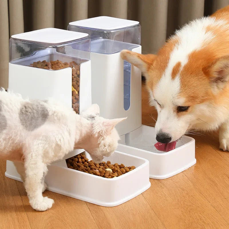 3.5L Automatic Pet Food Feeder – Large Capacity Gravity Dispenser for Cats & Dogs