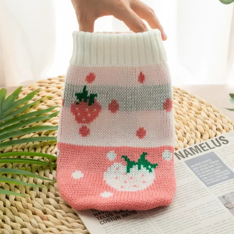 Christmas Knit Pet Sweater – Warm Winter Sweater for Small & Medium Dogs and Cats