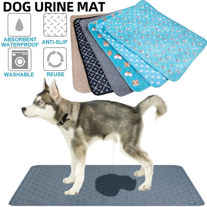 Reusable Dog Pee Pad Blanket – Absorbent Washable Training Pad & Bed Protector for Pets