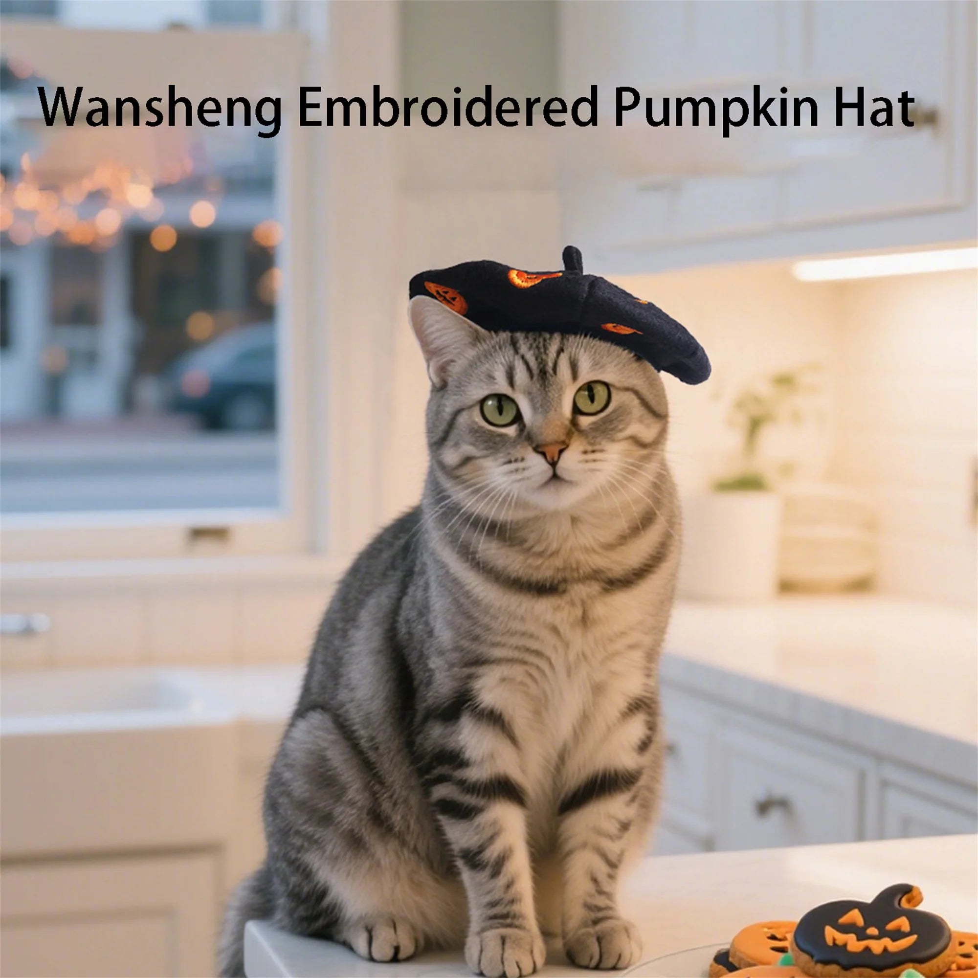 Halloween Witch Hat for Pets – Adjustable Costume Accessory for Dogs & Cats