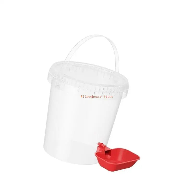 F62A Pet Water Dispenser – 8L/10L Large Capacity Automatic Pet Waterer with Clear Body for Cats & Dogs