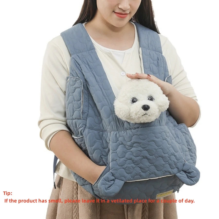 Extra Large Capacity Pet Carrier Chest Backpack – Waterproof, Wind-Resistant Outdoor Bag for Dogs & Cats