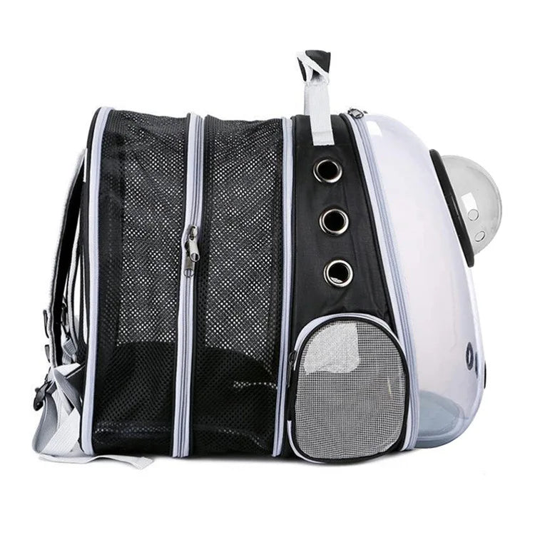 Portable Expandable Pet Backpack – Foldable Large Capacity Cat & Dog Travel Bag