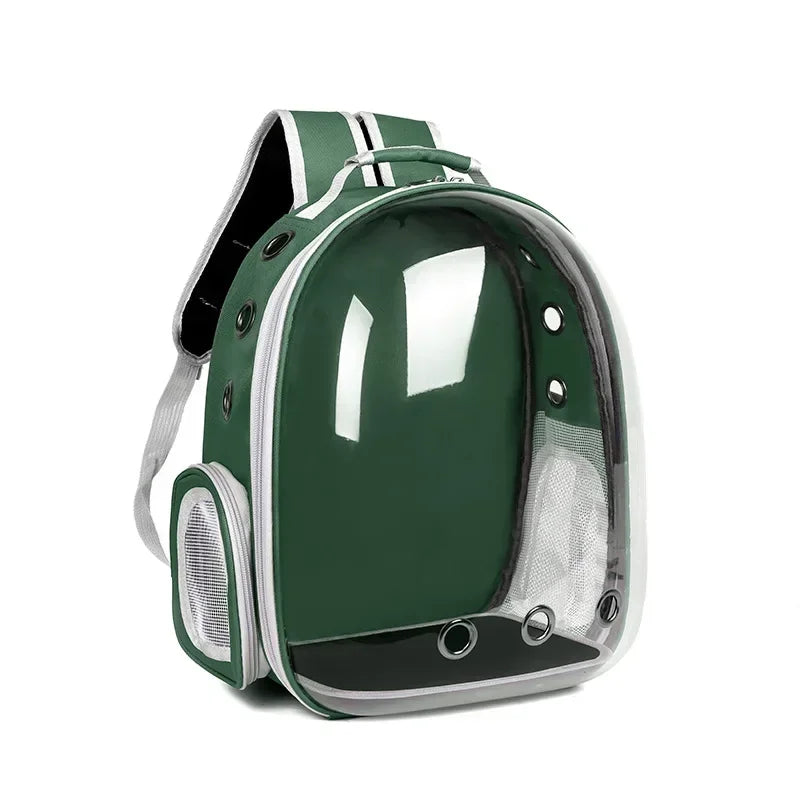 Space Capsule Cat Backpack – Transparent Breathable Pet Travel Bag (2025 Model)