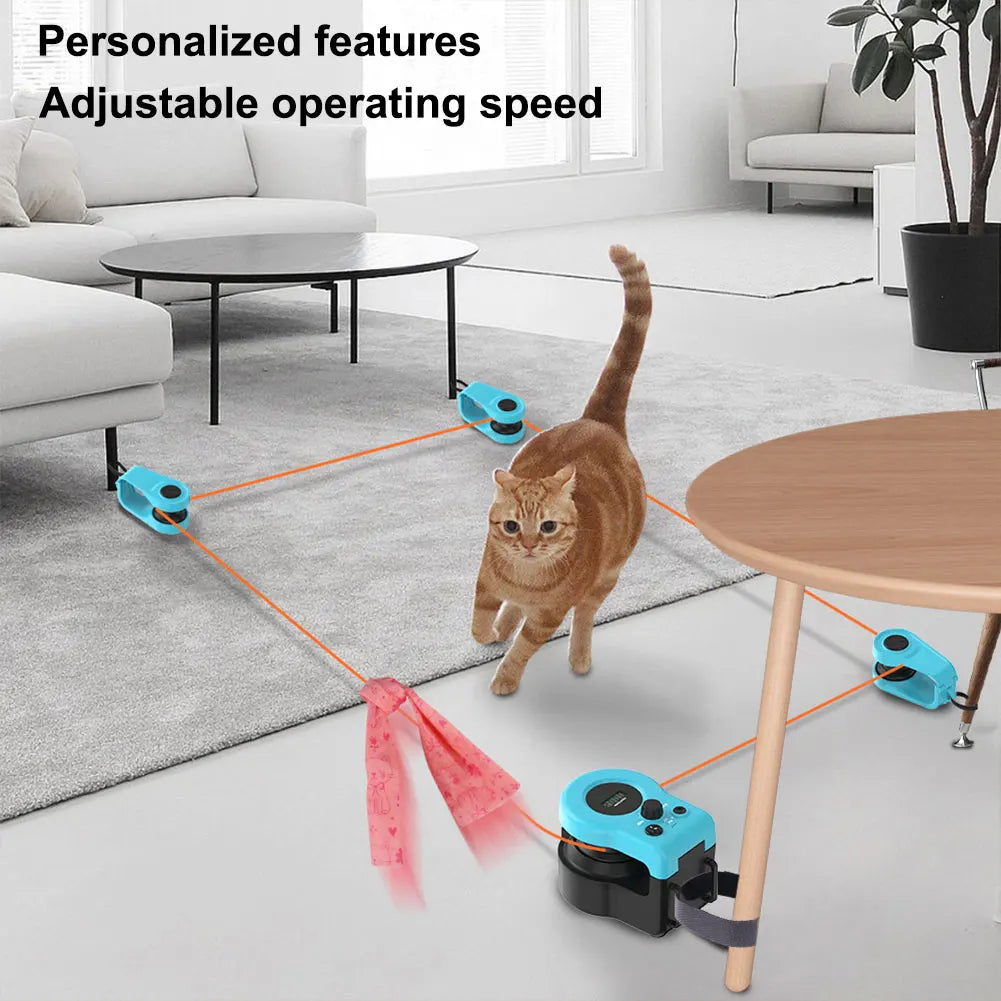 Interactive Cat Treadmill Toy – Adjustable-Speed Chase & Exercise Toy for Indoor Cats and Kittens