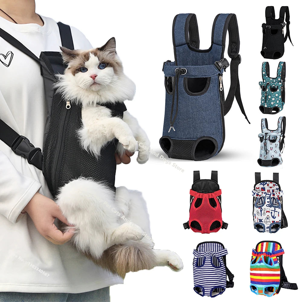Outdoor Camouflage Dog Backpack – Breathable Pet Carrier for Travel & Transport