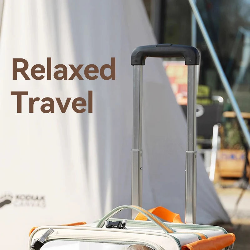 HOOPET Pet Travel Trolley – Portable Rolling Carrier for Cats & Small Dogs