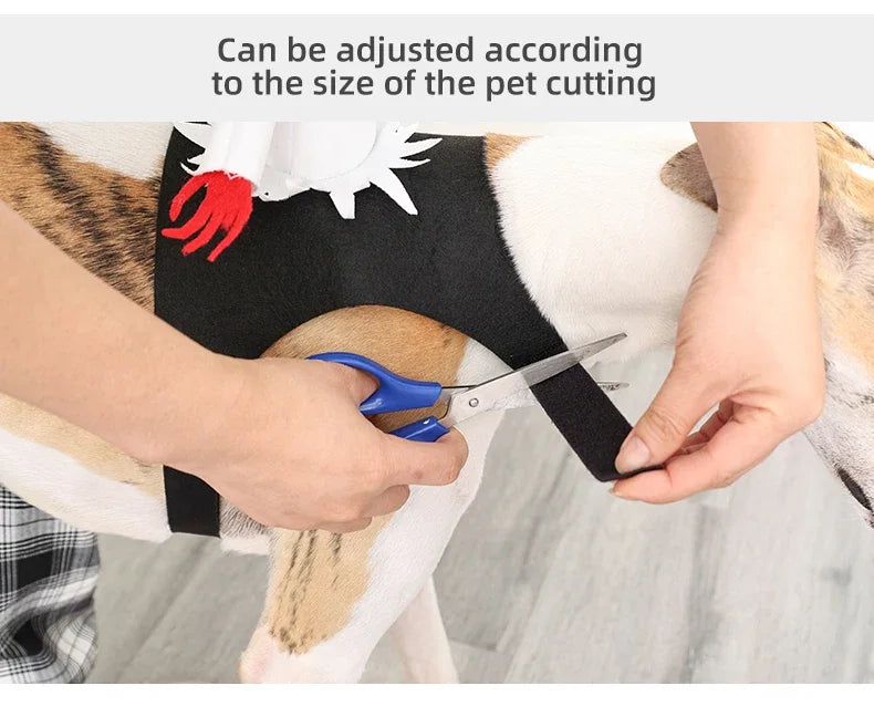 Funny Horse Rider Dog Costume – Halloween Pet Cosplay Outfit for Dogs & Cats