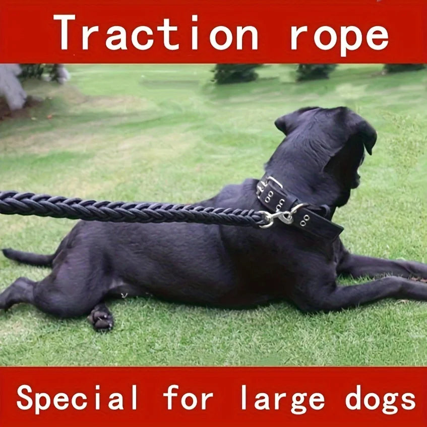 Comfort-Strong 5-Foot Braided Dog Leash – Durable & Comfortable Lead for Training and Daily Walks