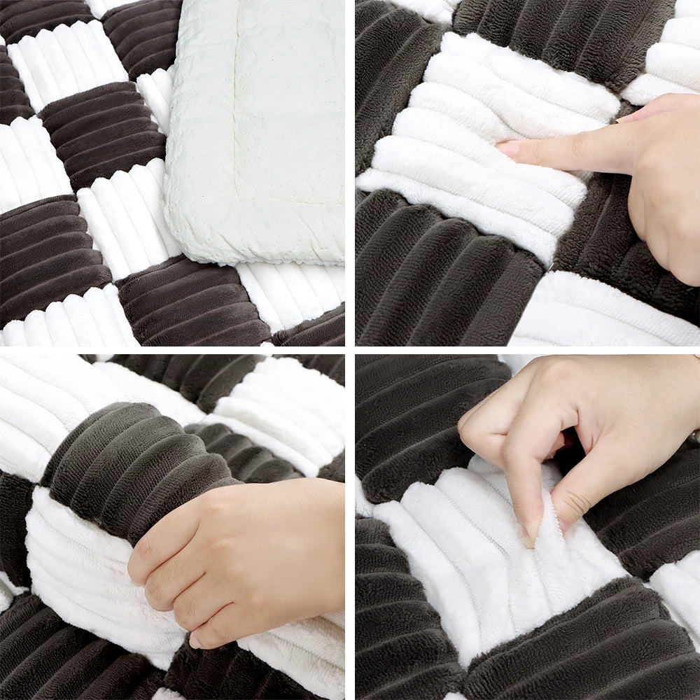 Dog Bed Mat – Warm, Scratch-Resistant, Washable Sofa Cover Cushion for Large Dogs & Cats
