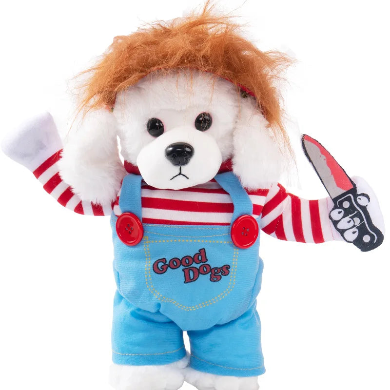 Halloween Dagger Costume – Funny Knife-Holding Outfit for Dogs & Cats