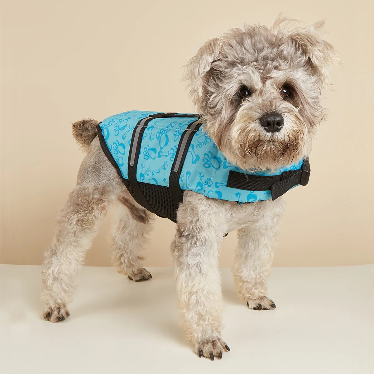 Reflective Dog Life Jacket – Adjustable Safety Swim Vest with Enhanced Buoyancy for Medium & Large Dogs