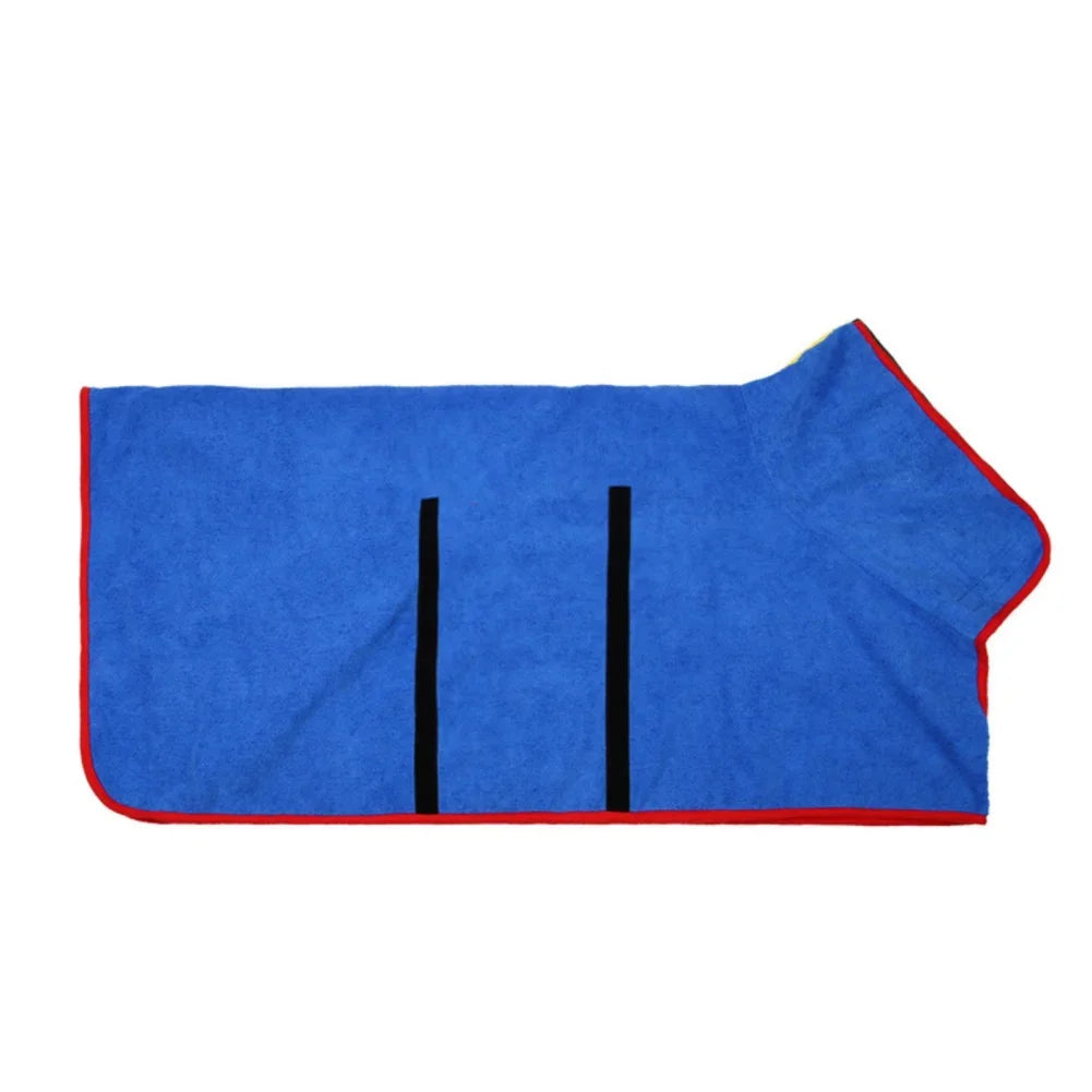 Dog Bathrobe – Quick-Dry Absorbent Towel Robe for Small, Medium & Large Dogs