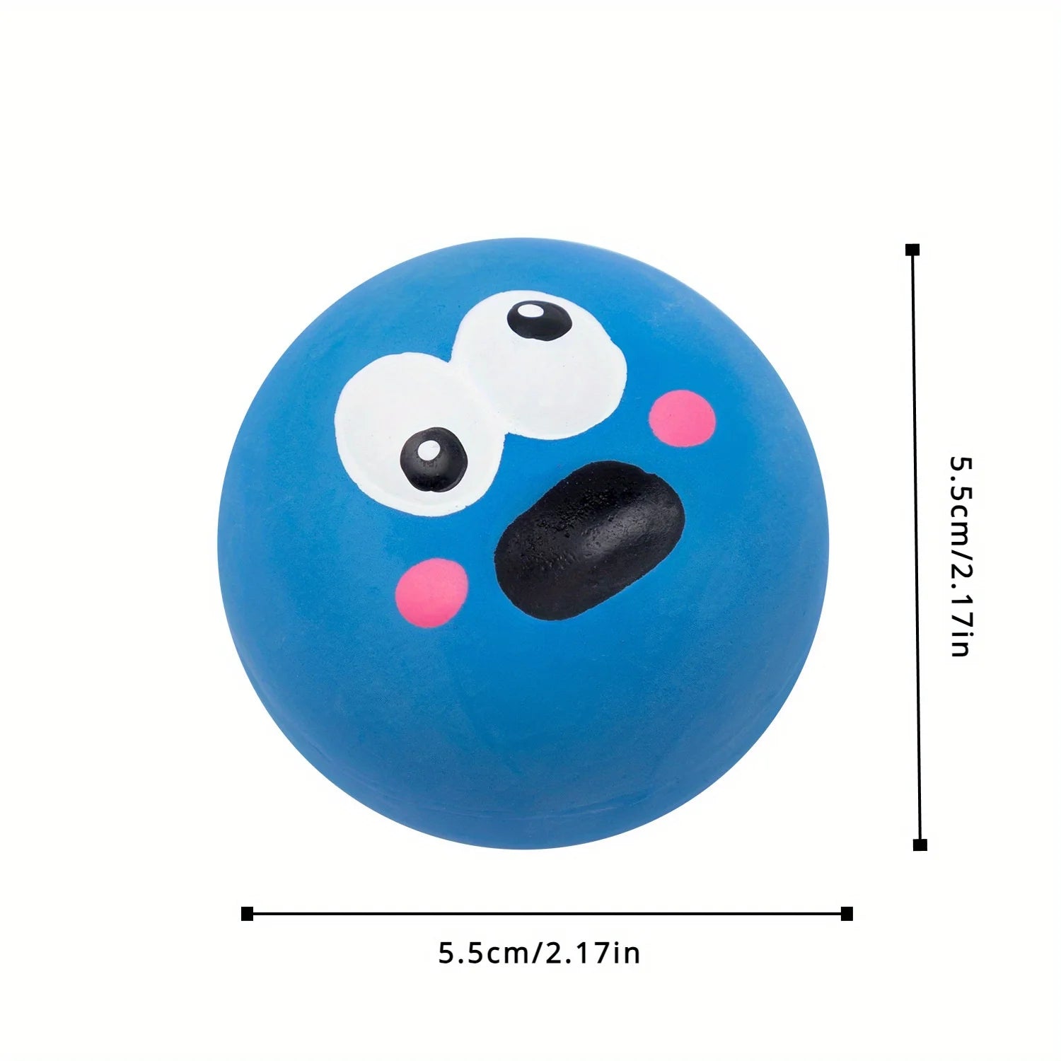 Eyeball Squeaky Dog Toy – 1pc/3pcs Set Durable Latex Chew Toy for Interactive Training & Fun
