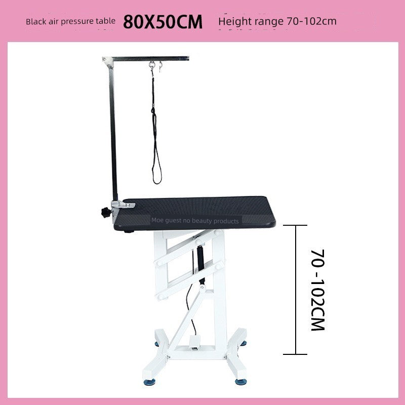 Adjustable Hydraulic Pet Grooming Table – Rotating Round Beauty Table for Small & Medium Dogs & Cats