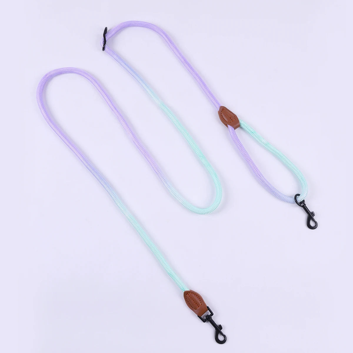 Gradient Rope Dog Leash – Durable Outdoor Lead with Comfortable Handle