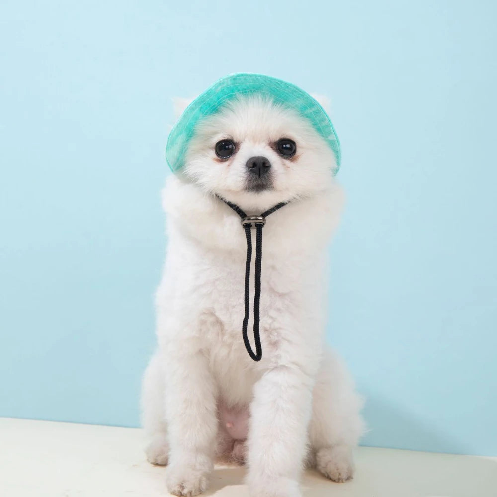 Pet Baseball Cap – Adjustable Summer Hat with Ear Holes for Small & Medium Dogs & Cats