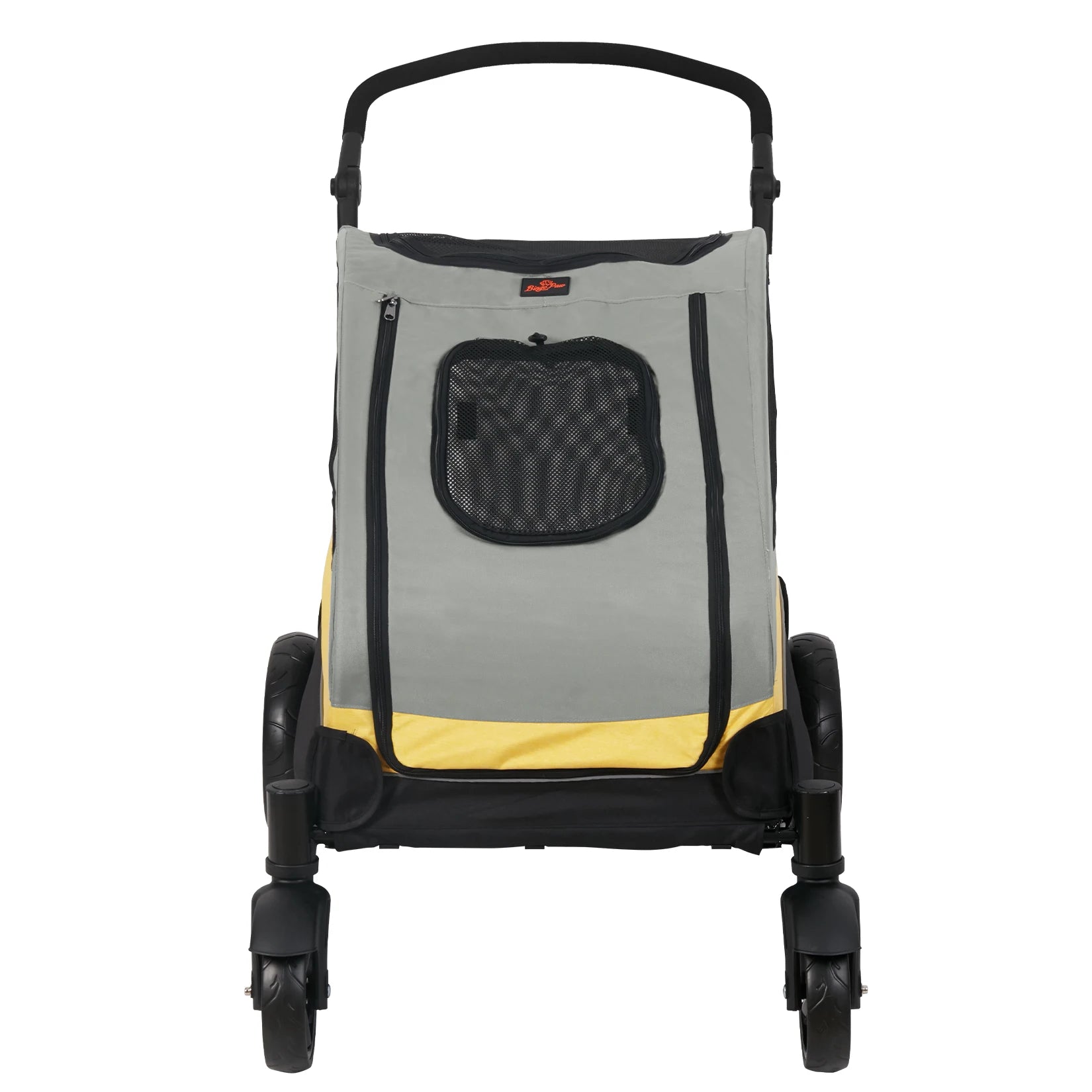 Large 4-Wheel Dog Stroller – Foldable Double Pet Carrier up to 121 lbs
