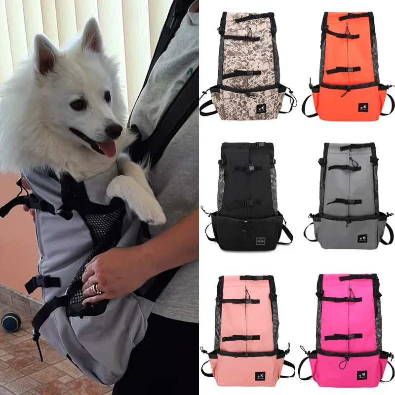 Dog Carrier Backpack – Strong Nylon Travel Bag for Small & Medium Dogs
