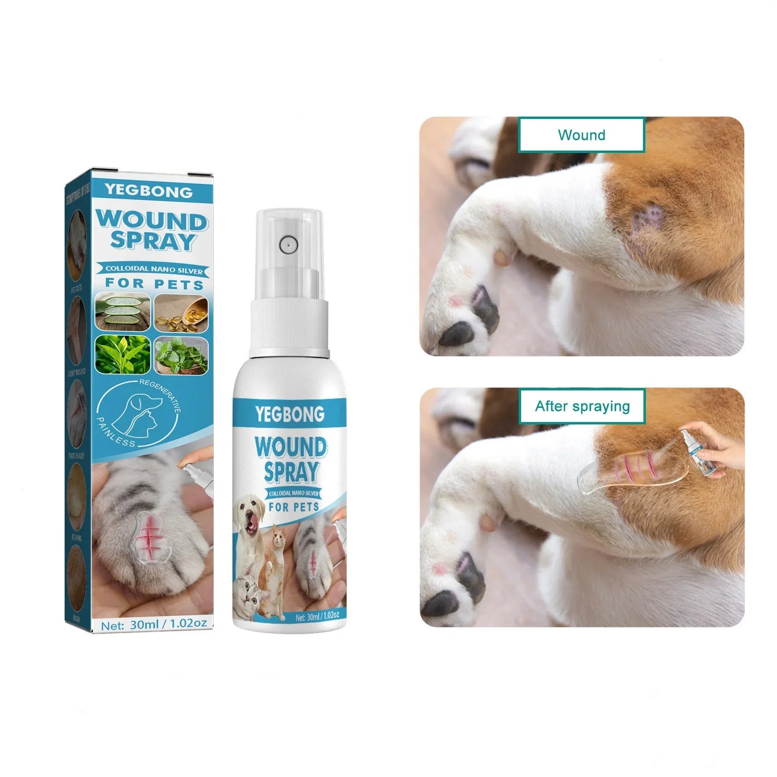 30ml Anti-Itch Spray for Dogs & Cats – Soothing Skin Relief for Itchy & Sensitive Skin
