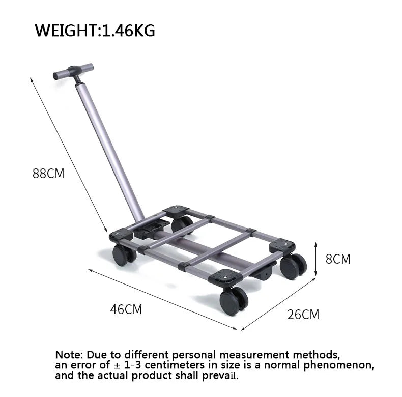 Extra Large Pet Trolley Bag – Foldable Travel Carrier for Cats & Dogs