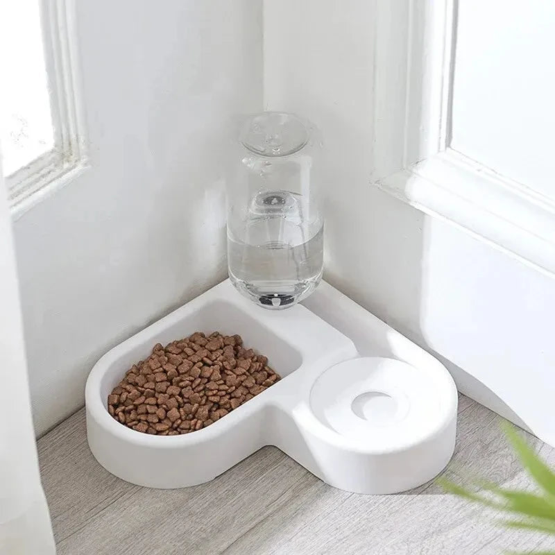 Automatic Dual-Use Pet Bowl – Moisture-Proof Water and Food Feeder for Cats & Dogs