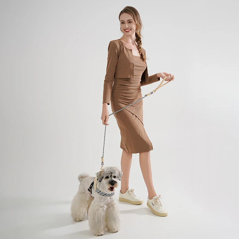 Nylon Rope Dog Leash – Durable PVC Lead for Dogs & Cats (2024 Style)