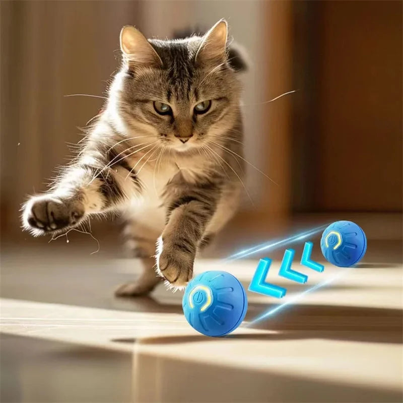 Smart Electronic Dog Toy Ball – USB Rechargeable Interactive Moving Ball for Pets