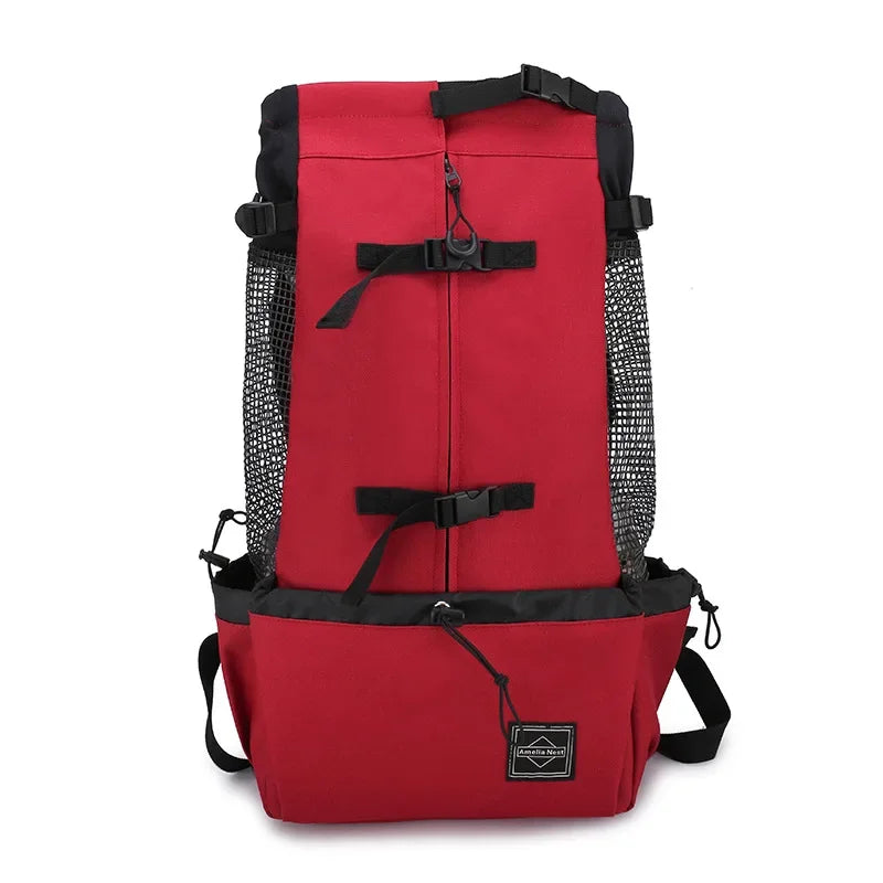 Dog Carrier Backpack – Strong Nylon Travel Bag for Small & Medium Dogs