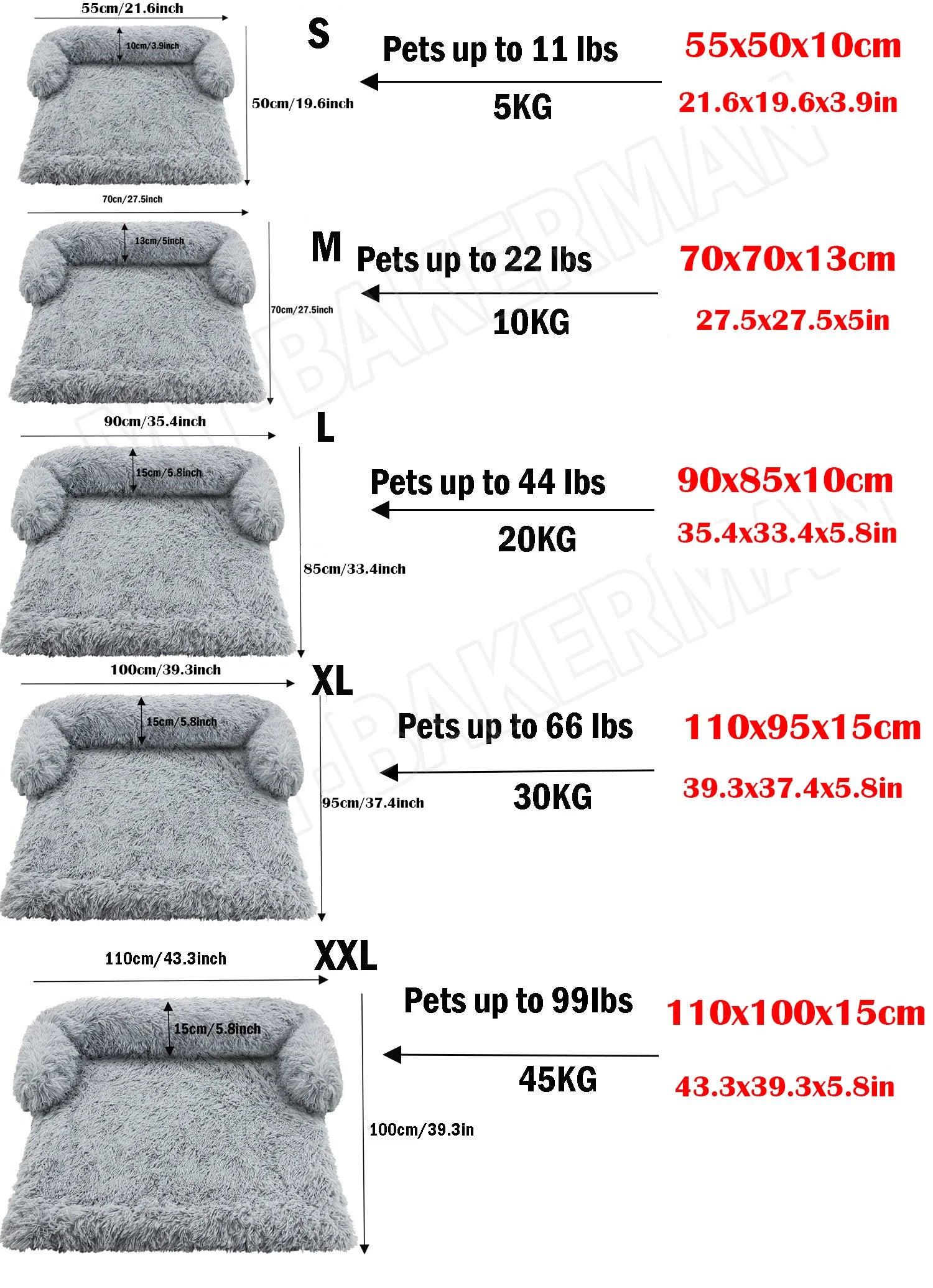 4 Styles Plush Pet Sofa Bed – Removable Washable Cover & Waterproof Upholstery for Dogs & Cats (All Seasons)