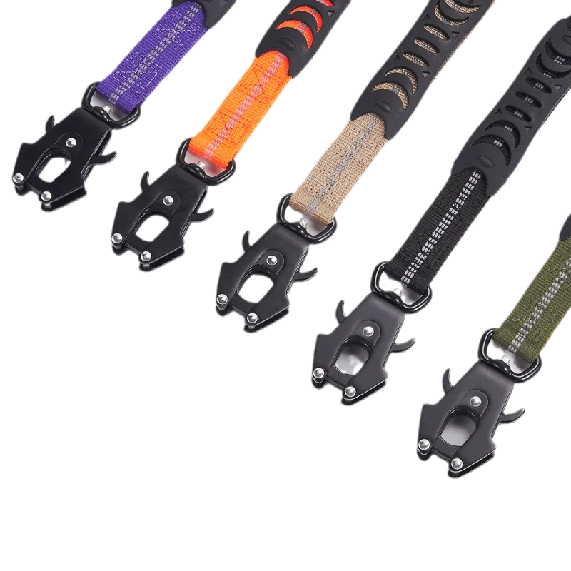 Military-Grade Tactical Dog Collar with Handle – Heavy Duty Adjustable Collar for Medium & Large Dogs