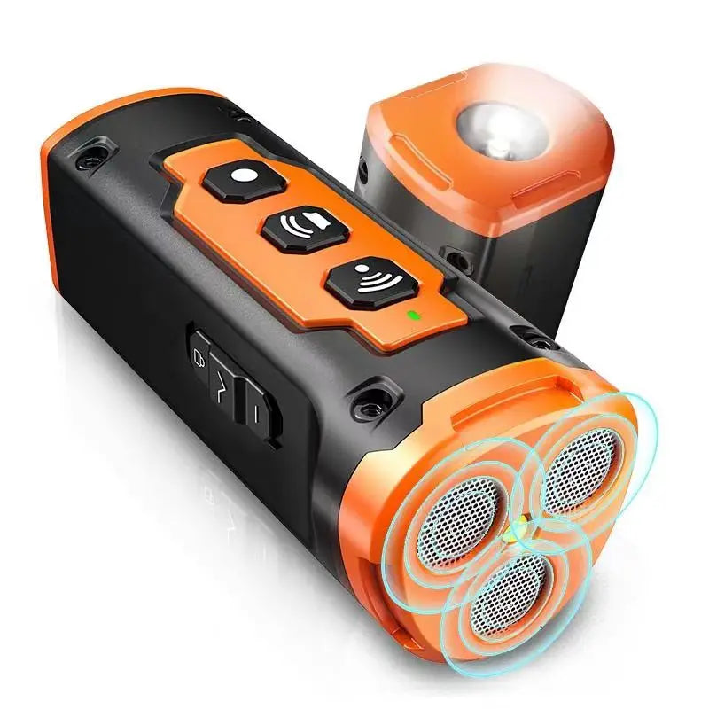 Ultrasonic Dog Repeller & Training Device – Rechargeable Anti-Bark Deterrent with LED Flashlight