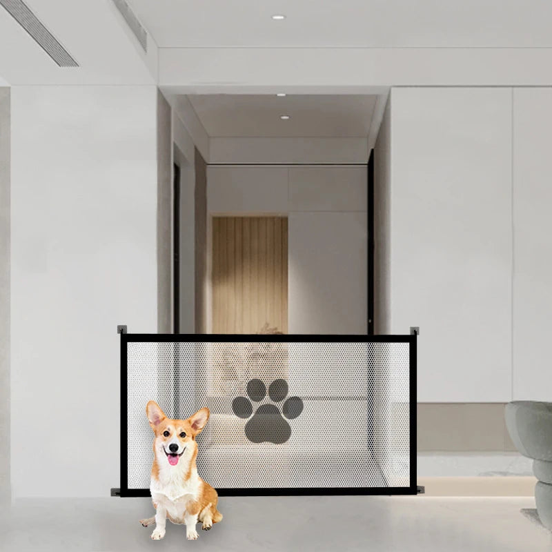 Portable Pet Safety Barrier – Folding Breathable Mesh Fence for Dogs & Cats