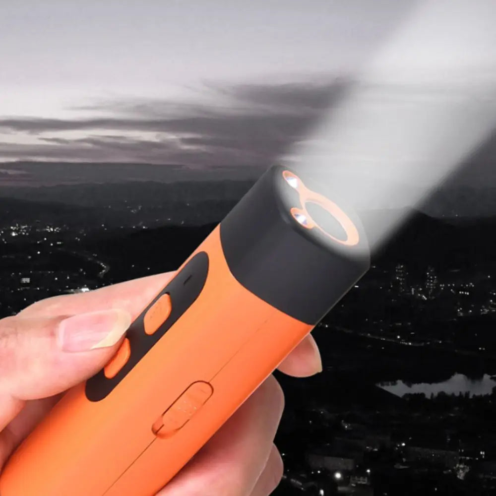 Ultrasonic Dog Repeller – Rechargeable Remote with LED Flashlight