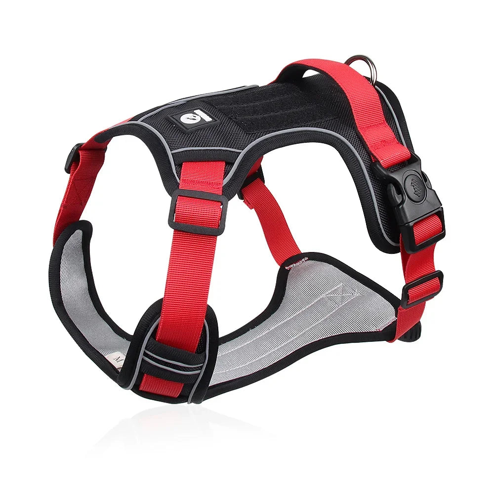 Tactical Dog Harness – Reflective Waterproof Vest for Medium & Large Dogs (1680D Oxford Fabric)
