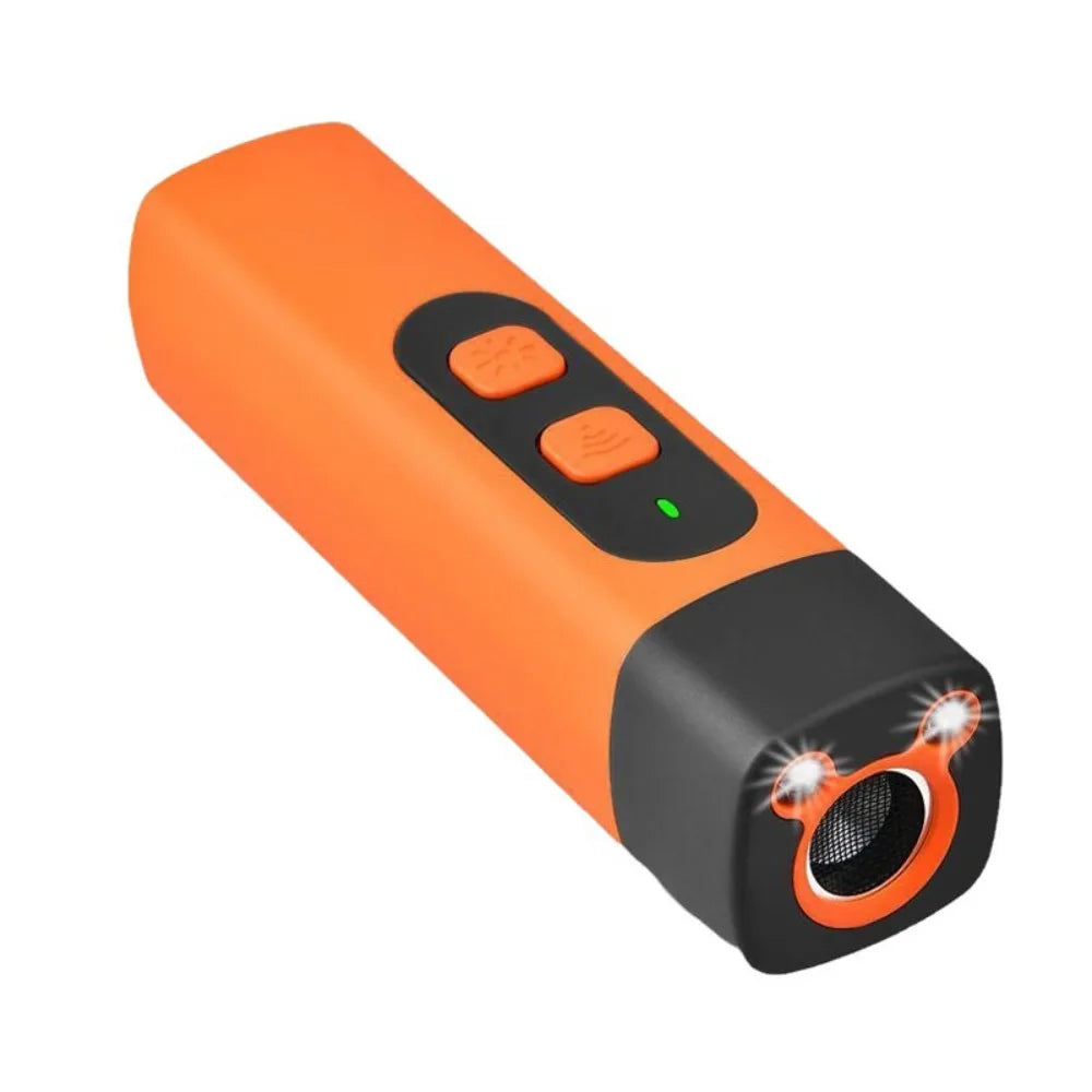 Ultrasonic Dog Repeller – Rechargeable Remote with LED Flashlight
