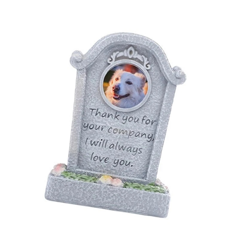 Pet Remembrances Tombstone Weatherproof Cats and Dog Headstones for Eternalize Memory