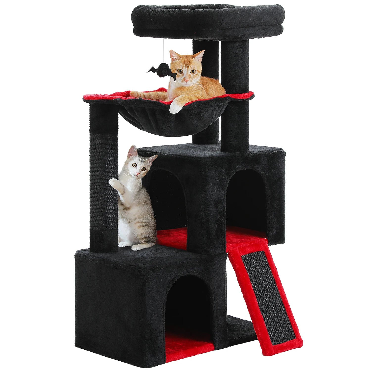 Large Multi-Level Cat Tree – Indoor Cat Tower with Condos, Scratching Pads & Toys