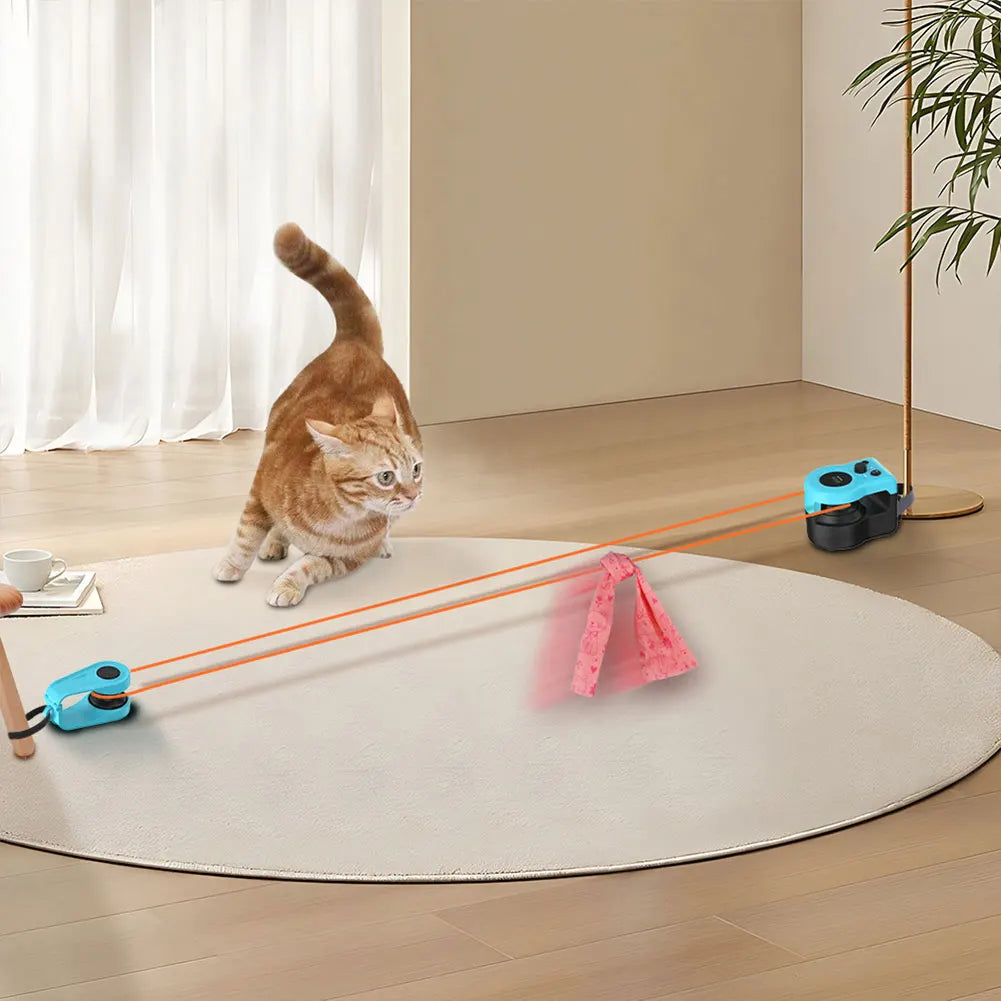 Interactive Cat Treadmill Toy – Adjustable-Speed Chase & Exercise Toy for Indoor Cats and Kittens