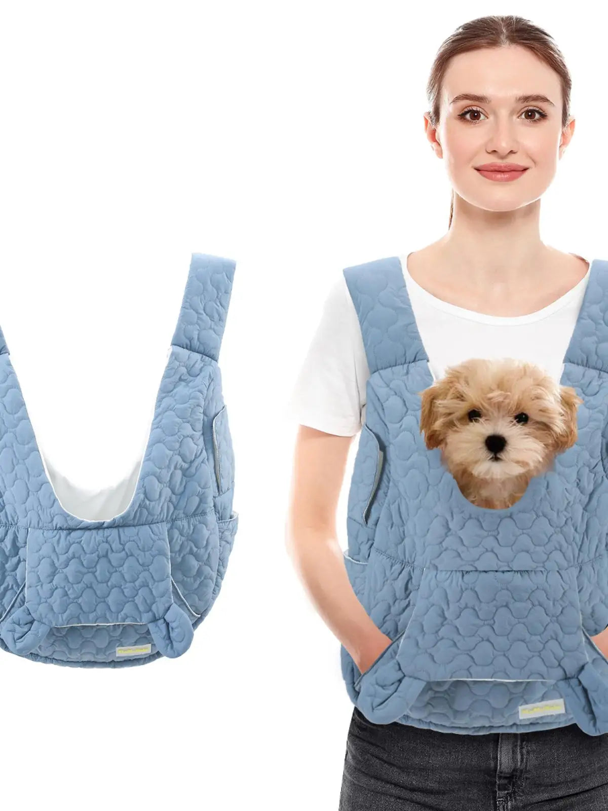 Extra Large Capacity Pet Carrier Chest Backpack – Waterproof, Wind-Resistant Outdoor Bag for Dogs & Cats