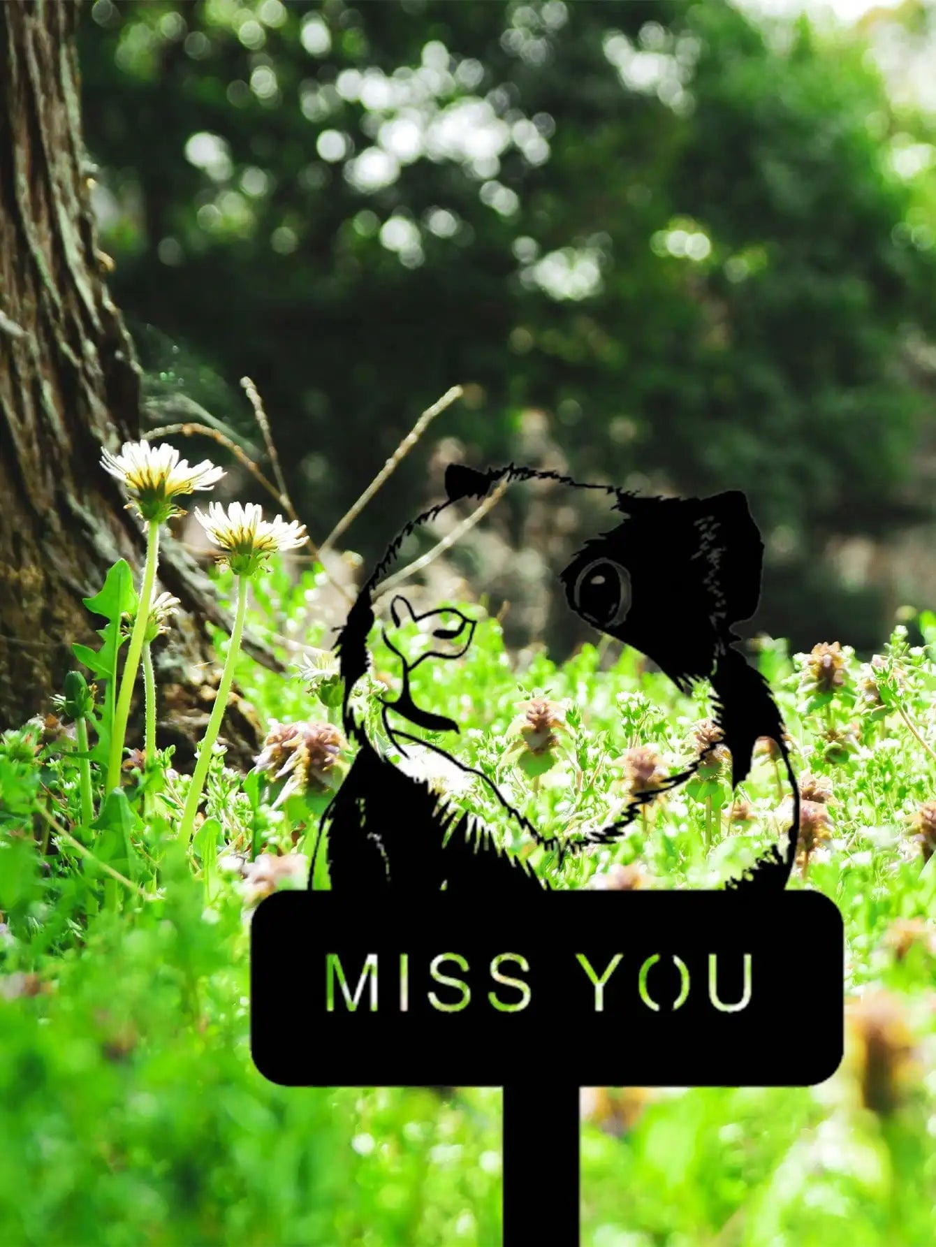 Acrylic Pet Memorial Garden Stake – Outdoor Cemetery Gravestone for Dog & Cat Remembrance