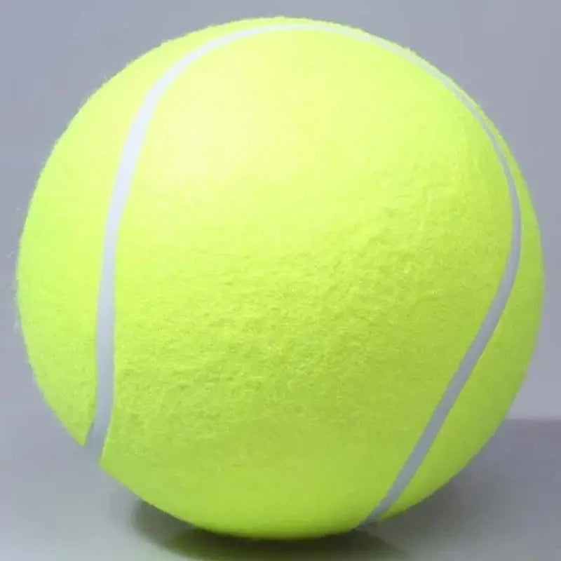 9.5" Giant Inflatable Tennis Ball – Dog Chew & Interactive Toy