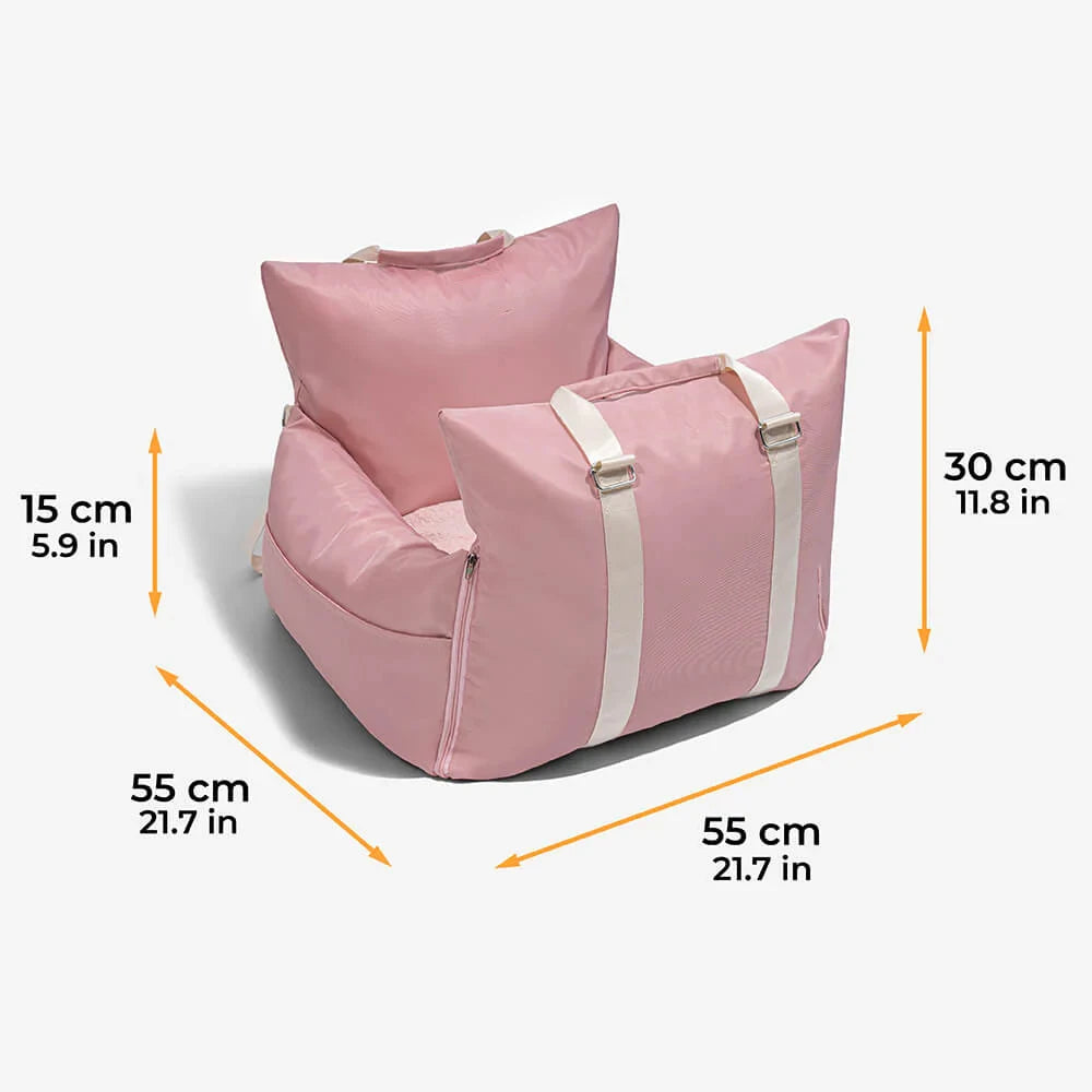 Waterproof Dog Car Seat Cover – Pet Travel Bed & Sofa Cushion for Dogs & Cats