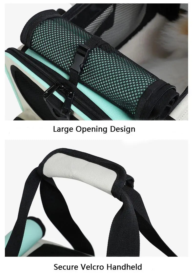 Extra Large Pet Trolley Bag – Foldable Travel Carrier for Cats & Dogs