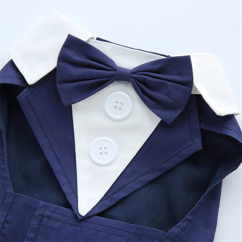 Luxury Dog Tailcoat Suit – Formal Wedding Outfit for Small Dogs (Chihuahua, Maltese, Yorkie)