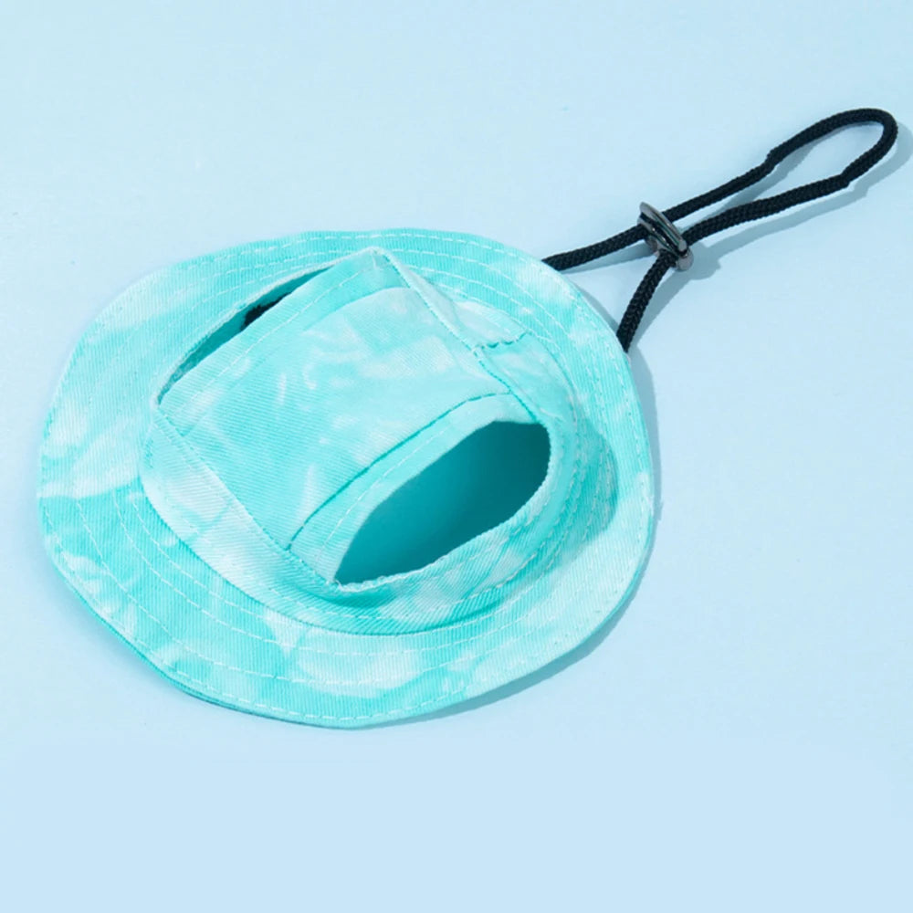 Pet Baseball Cap – Adjustable Summer Hat with Ear Holes for Small & Medium Dogs & Cats