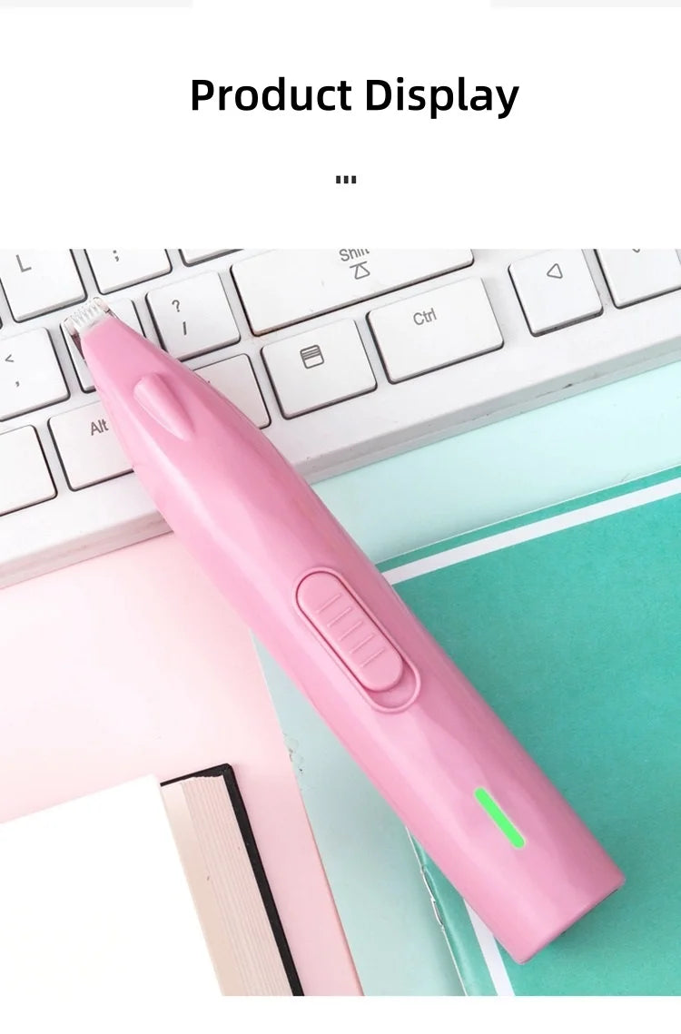 Dog Paw Trimmer – LED Grooming Clippers for Dogs & Cats, Rechargeable