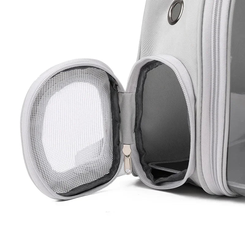 Space Capsule Cat Backpack – Transparent Breathable Pet Travel Bag (2025 Model)