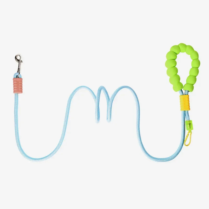 Cross-Body Dog Leash – Cloud Foam Handle & Contrast Color Rope