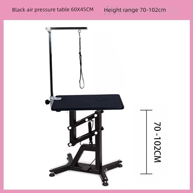 Adjustable Hydraulic Pet Grooming Table – Rotating Round Beauty Table for Small & Medium Dogs & Cats